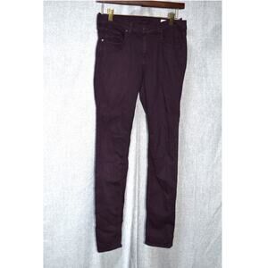 Rag & Bone JEAN Skinny Pants Deep Plum Purple Women’s Size 27